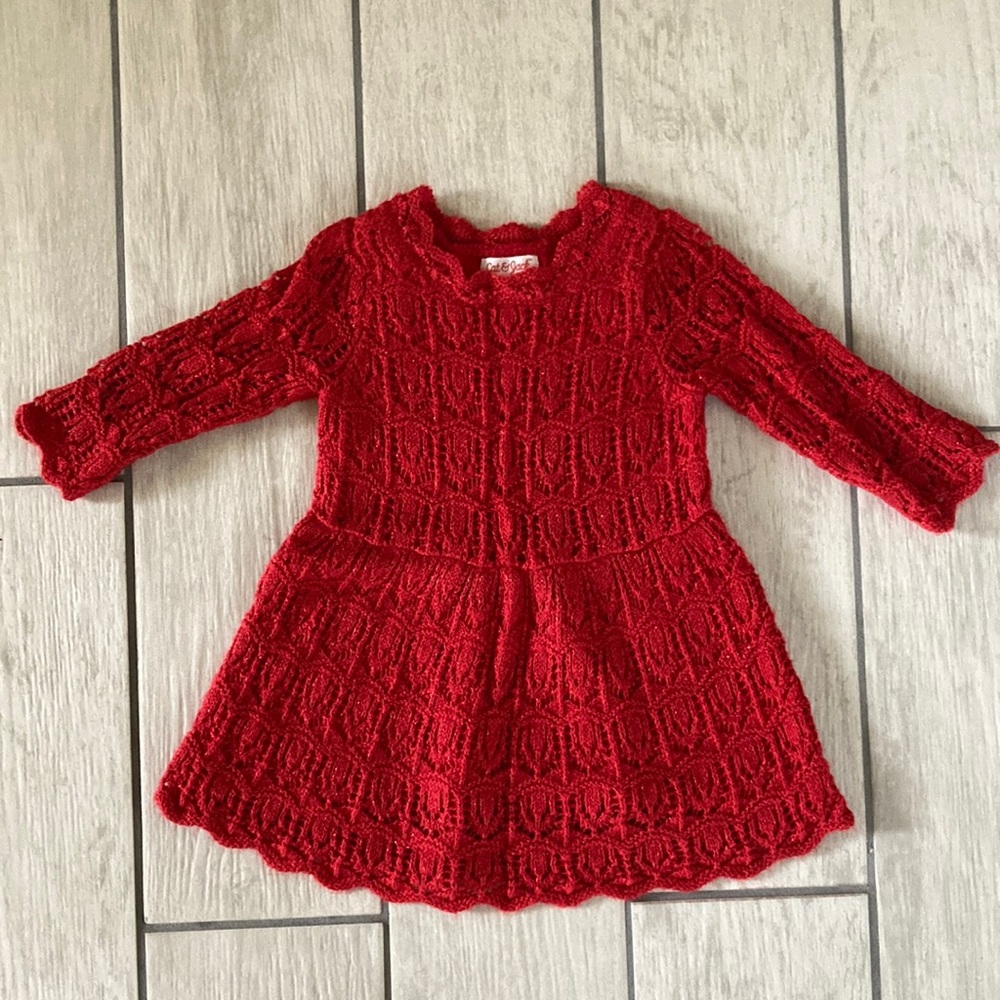 Red Sweater Dress by Cat and Jack - Size 18 months